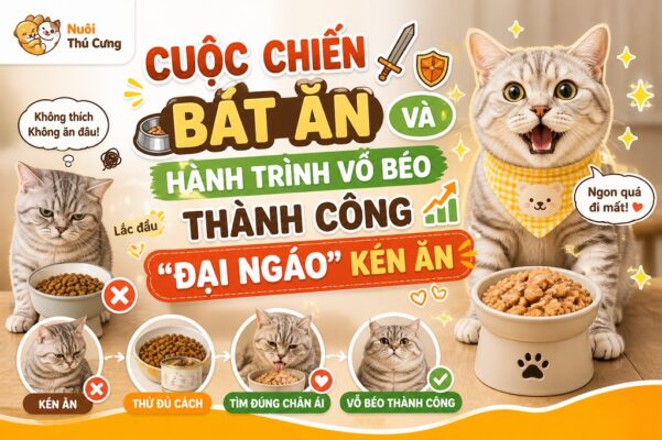 Cuộc Chiến Bát Ăn Và Hành Trình Vỗ Béo Thành Công "Đại Ngáo" Kén Ăn
