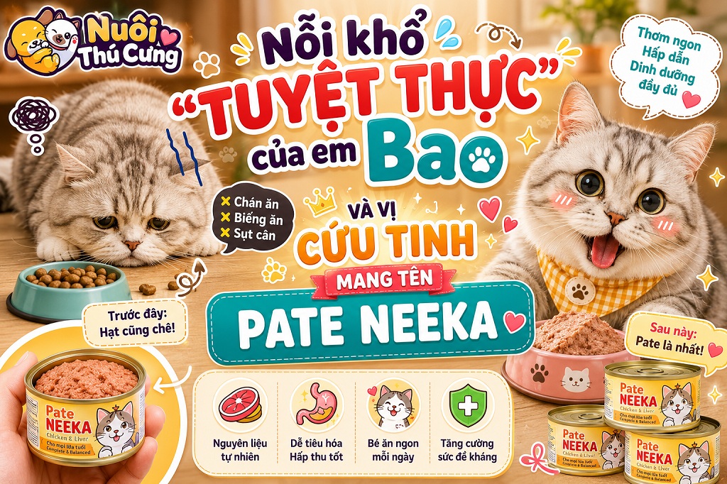 Nỗi khổ "tuyệt thực" của em Bao và vị cứu tinh mang tên Pate Neeka