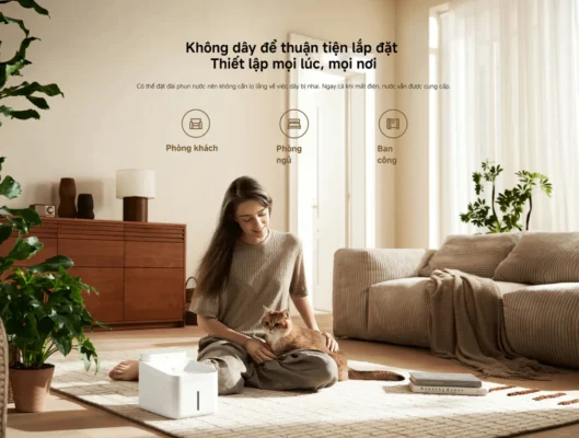 Chi tiết quá trình giúp boss mèo lười uống nước trở nên chăm chỉ với Xiaomi Smart Pet Fountain 2